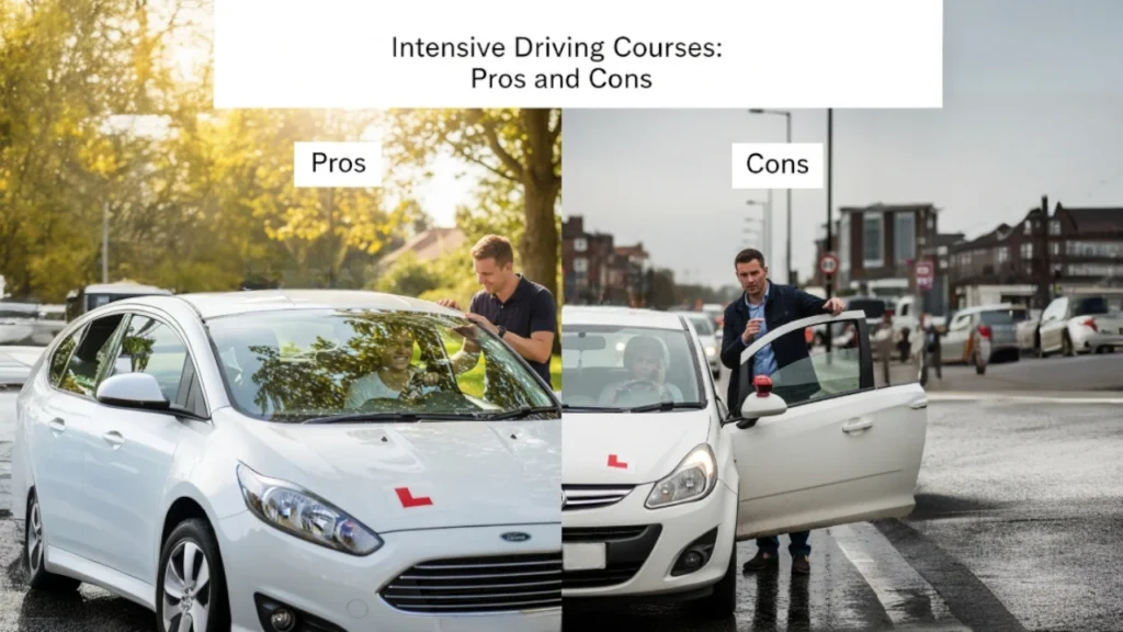 Intensive Driving Courses in the UK: The Complete Pros and Cons Guide
