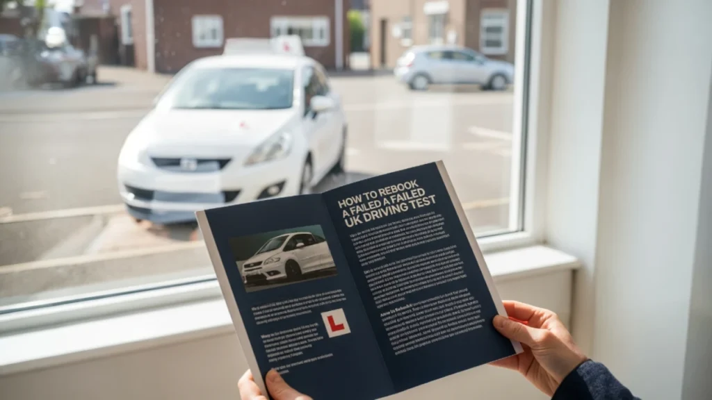 How to Rebook a Failed UK Driving Test: Your Step-by-Step Comeback Guide