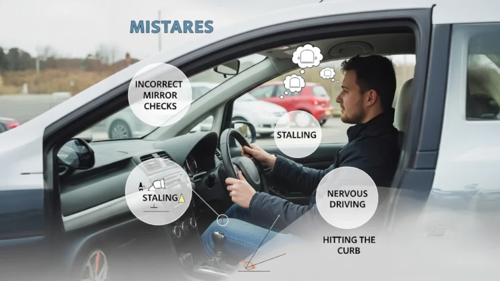 most common driving test mistakes that cause instant failures